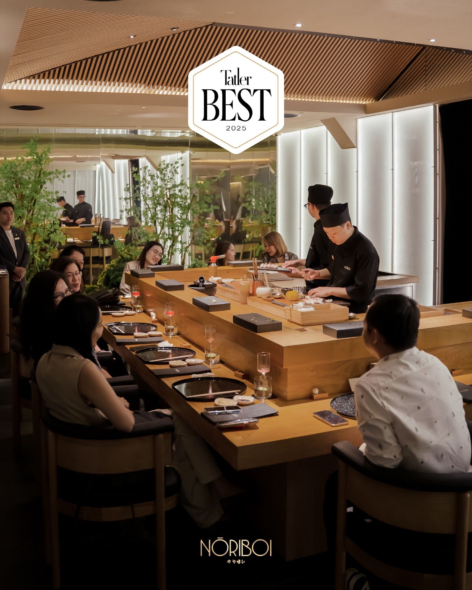 Noriboi named in Tatler's Top 20 Best Restaurants